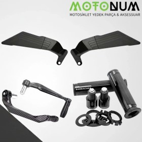 Motonum Kawasaki Zx-6 Modifiye Seti-Siyah-Fonksiyonel-Md01406