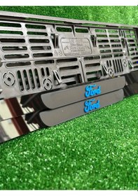 Resim Pleksi Otomobil Plakalık Ahenk Model Ford Yazılı Logolu Plakalık 