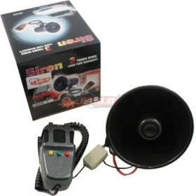 Resim Carub Siren 12V 3 Sesli Elktrnk Mikrofon Krbn 