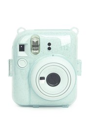 Resim Fujifilm Instax mini 12 Yeşil Fotoğraf Makinesi-20'li Film-Kıskaçlı Stand-PVC Albüm ve Simli Pleksi Kılıf Set 