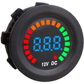 Resim Mr-230e Voltmetre Pano Tip Akü Göstergeli 