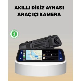 Resim K-yonlineticaret Gece Görüşlü Araç Dikiz Aynası Kamera Park Monitörlü - KY002K-6QOX72 