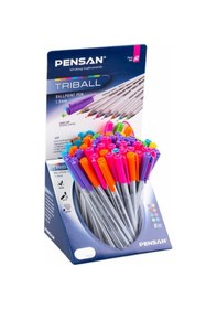Resim Pensan 1003 Triball Tükenmez Kalem Renkli 60 Lı Stand 