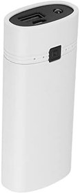 Resim DIY Güç Bankası Kılıfı, Dijital Cihazlar Için ABS Güç Bankası Kabuğu Dalgalanma Koruması Lityum Pil (WHITE) 