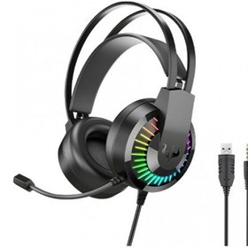 Resim Geeroyoo Ovleng Gt68 Rgb Işık Profesyonel Oyun Kulaklığı - 3.5mm/usb Mikrofonlu 