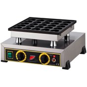 Resim eurofaz Işıkgaz Silver Elektrikli Tekli Kalpli Bubble Waffle Makinesi 