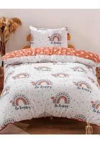 Resim Be Happy Çift Taraflı Çocuk Nevresim Takımı 160x220 Cm 