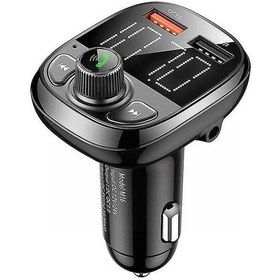 Resim Bluetooth Car Fm Transmitter Handsfree Qc3.0 Usb Charger Receiver Dual Handsfree Usb Adapter Radio Audio Mp3 Wireless Kit H9i4 