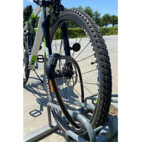 Resim Dinç Store 44 Yuma YM-747 120CM 20MM 5 Şifreli Siyah Motorsiklet Kilidi DINÇSTORE-4522 