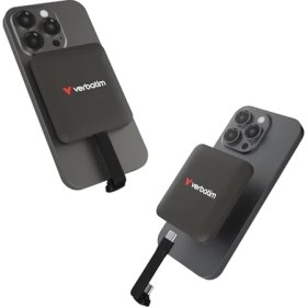 Resim Verbatim Snapback SSD 2 Tb, Magsafe, Harici Ssd, Apple Prores 4k'yı Destekler, USB 3.2 Gen 2x2, 2000 Mb/s'ye Kadar Okuma ve Yazma, 2 Usb-C Kablolu Harici Sabit Sürücü,mocha 