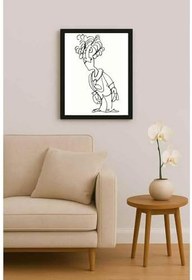 Resim Nezih Danyal Tipler Kişiye Özel Sertifikalı Sınırlı Fine Art Karikatür Baskı NTP00041 