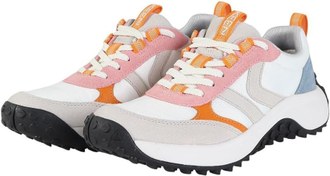 Resim KEEN Kadın KS86 Rahat Dayanıklı Retro Stil Spor Ayakkabı, Zephyr/Orange Pepper, 6, Zephyr/Portakal Biber, 6 