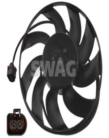 Resim Swag 30940637 Fan Motoru Davlumbazli (KUCUK OLAN 300W 290MM) Transporter T5 1.9 7h0959455d (WA185483) 