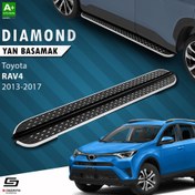 Resim S-Dizayn Toyota Rav 4 4 Diamond Krom Yan Basamak 173 Cm 2013-2017 