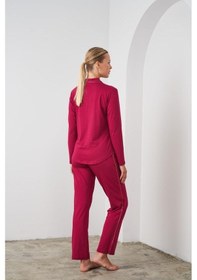 Resim Pjs 24529 Kadın Düğmeli Pijama Takım 001 