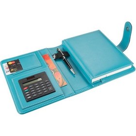 Resim Organizer Ajanda Tarihsiz Çizgili 17x22 CM - Turkuaz 