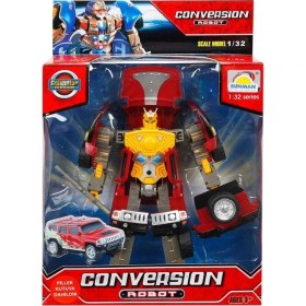 Resim Enco Store 1:32 Sesli ve Işıklı Dönüşebilen Robot 