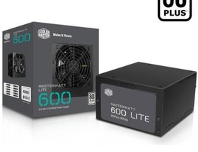 Resim Cm Masterwatt 600W 80+ Aktif Pfc 120Mm Fanlı Psu 