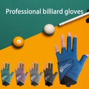 Resim 1 adet Profesyonel Billiard Eldiveni - Hafif, Kaymaz, Nefes Alabilen Polyester ve Elastan Karışımı, Billiard, Bisiklet, Balıkçılık, Yürüyüş, Açık Hava Aktiviteleri, Açık Hava Spor Ekipmanları için Rahat Parmaksız Tasarım | Parmaksız Eldivenler | Rahat Uyum, Billiard Eldivenleri 