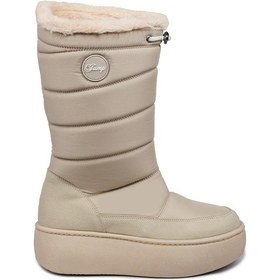 Resim Jump 60116 Suya Dayanıklı Kaydırmaz Taban Bej Kadın Kar Botu Bej 