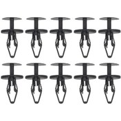 Resim Yuntech01 10 Adet Siyah Nilon Fender Liner Klembi - Gmc Gm Chevrolet İçin Yerine Geçici - Oem:11589292 