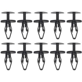 Resim Yuntech01 10 Adet Siyah Nilon Fender Liner Klembi - Gmc Gm Chevrolet İçin Yerine Geçici - Oem:11589292 