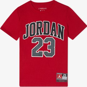 Resim Jordan Practice Flight Çocuk Kırmızı T-Shirt 