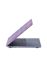 Resim Apple Uyumlu MacBook Air M1 Kılıf 13 İnç Flower04 Touchıd'li M1 Air A2337 A2179 A1932 İle Açık Pembe 