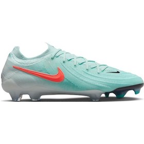 Resim Nike Phantom Gx Iı Elite Fg-pro Mens Football Shoes Profesyonel Erkek Krampon Yeşil-turuncu Yeşil 
