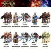 Resim Resmi Lisanslı Star Wars General Grievous Heykeli & Savaş-Droid Koleksiyonu - Değiştirilebilen Başlar, Işınkılıçlar ve Pozlanabilir Kollar İle Yüksek Detaylı Çıkartma Figürü - Star Wars Battle Droids TV Serisi (TC-4000/TC-6000) ile Uyumlu - Noel, Doğum Günleri Partileri İçin Mükemmel Hediye - Ev / Ofis dekorasyonu İçin Ekran Figure 