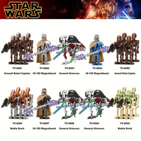 Resim Resmi Lisanslı Star Wars General Grievous Heykeli & Savaş-Droid Koleksiyonu - Değiştirilebilen Başlar, Işınkılıçlar ve Pozlanabilir Kollar İle Yüksek Detaylı Çıkartma Figürü - Star Wars Battle Droids TV Serisi (TC-4000/TC-6000) ile Uyumlu - Noel, Doğum Günleri Partileri İçin Mükemmel Hediye - Ev / Ofis dekorasyonu İçin Ekran Figure 
