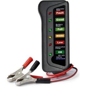 Resim PremiumPort 12V Batarya Test Cihazı, Akü Ölçüm ve Şarj Kontrolü 