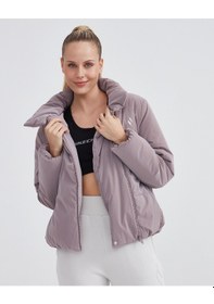 Resim Skechers W Outerwear Padded Jacket Kadın Foggy Lilac Mont S232044-506 Pembe 