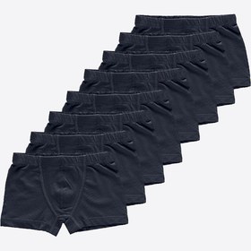 Resim Malabadi Erkek Çocuk Füme 8'li Paket Pamuk Elastan Boxer 8m209 