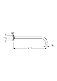 Resim Artema Root Square Ankastre Duş Seti Krom A49280 