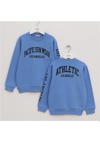 Resim Wanex Erkek Çocuk Uzun Kol Kalın Sweatshirt - 16209 Mavi 