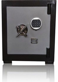 Resim Mywondry Çelik Para Kasası 55 Cm Siyah Gri Şifreli 