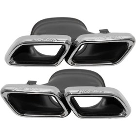 Resim Rose Mercedes W213 Egzoz Ucu Set; Krom -/////amg E63- - M A2134904300 