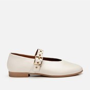 Resim Hotiç Kadın Deri Ekru Mary Jane Kemerli Babet 01ayh304080a400 Kemik-ecru Kemik 