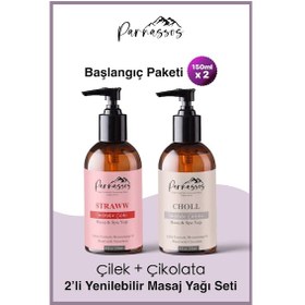 Resim Parnassos Ipeksi Etkili Ve Yenilebilir Çikolata Masaj Yağı Çilek 