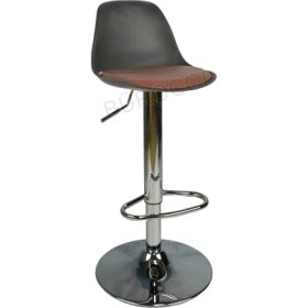 Resim Boombar Nadya Bar Sandalyesi - Kahverengi Deri - 9537S0121 