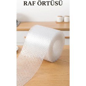 Resim Renklime Şeffaf Kaydırmaz Pvc Dolap Içi Raf Örtüsü 45X300 cm 