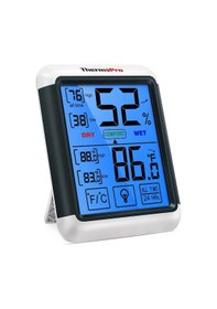 Resim ThermoPro TP55 Termometre İç Mekan Dijital Sıcaklık ve Nem Ölçer - T07593 