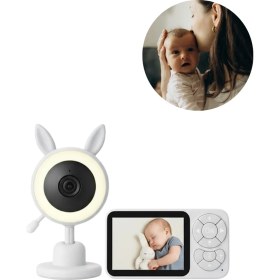 Resim Astraltech LCD Ekranlı Bebek Izleme Kamerası Ninnili Gece Görüşlü Güvenlik Sistemi 