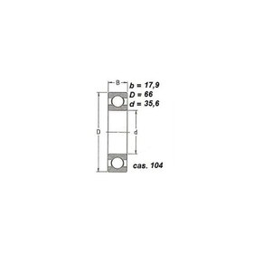 Resim Murat 131 1600 Diferansiyel Kutu Mahruti Yan Rulman Skf 639372 