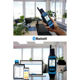 Resim Systronik Capbs AQ36 Iç Ortam Hava Kalitesi Co2 Ppm Nem ve Sıcaklık Ölçüm Cihazı 