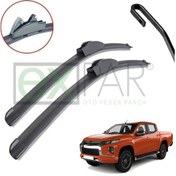Resim Mitsubishi L200 Ön Cam Silecek Süpürgesi Takımı 2019 - 2022 L200 Pickup Ön Silecek 