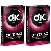 Resim Okey Çifte Haz Prezervatif 10'lu x 2 