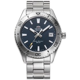 Resim Orient Mako Ra-ac0q02l30b Kurmalı Otomatik Çelik Gri Lacivert Kadran 40 Mm Erkek Kol Saati Gri 