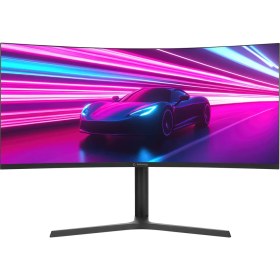 Resim Rampage Cyclops CY34R180 34'' 180Hz 0,5ms Fast Va Hdr Freesync Pivot Rgb Pc Curved Oyuncu Monitörü 